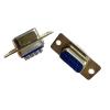 10PCS/LOT RS232 Serial Port Connector DB9 Male and Female Socket/Plug Connector 9pin Copper RS232 COM Socket Adapter(Male) view 4