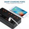 UK/EU Plugs Home Extension Power Outlet with Switch Smart Timing 5V 3.4A 5 Port Charger Way Multiple Socket view 3