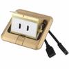 Hidden -Up Outlet Digital TV Multimedia Grounded Square Wall Mounted Ungrounded view 1