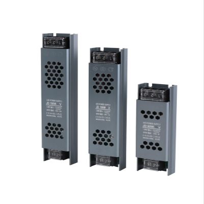 1PCS Ultra-Thin Long Strip 220 to 24V Low Voltage DC DC12V Light Box LED Switching Power Supply Linear Transformer(SL-100-24)