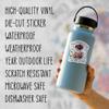 (3Pcs-3") They Whispered to Her You Cannot Withstand The Storm Sticker Inspirational Quote Waterproof Die-Cut Vinyl Sticker for Laptop, Water Bottle, Cars, Tumbler Decal Gifts for Her Him 3 Inches view 2