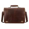Briefcase Thick Genuine Leather Men Briefcase 15" Laptop Cow Business Tote Man(Color 3) view 1