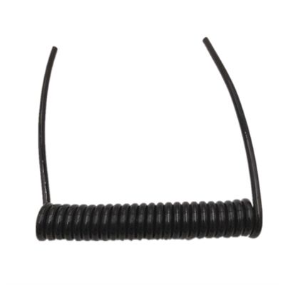 Electrical wire,Telescopic Wire Spiral Cable, 3 Cores Spiral Electric Cable 0.5mm Square 2.5 Meters 7. Spring Wire Black Power Cord Extensible(Line length 5 meter 3 core 24AWG)