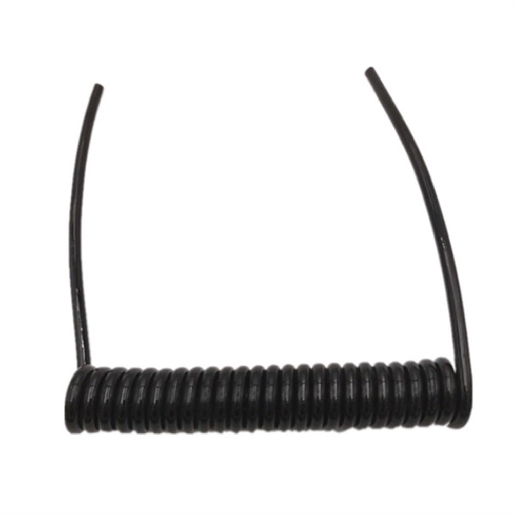Electrical wire,Telescopic Wire Spiral Cable, 3 Cores Spiral Electric Cable 0.5mm Square 2.5 Meters 7. Spring Wire Black Power Cord Extensible(Line length 5 meter 3 core 24AWG)
