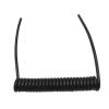 Electrical wire,Telescopic Wire Spiral Cable, 3 Cores Spiral Electric Cable 0.5mm Square 2.5 Meters 7. Spring Wire Black Power Cord Extensible(Line length 5 meter 3 core 24AWG) view 1