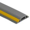 1M Floor Cable Protector Rubber Cover for Safe Movement in Offices, Gyms, and Homes (yellow-gray) view 1