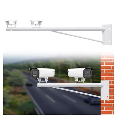 50/100/120/150cm Surveillance Stand,Outdoor Wall-Mounted Security Camera Holder,Pole Mount for Security Camera Galvanized Steel(120cm/47.24in)