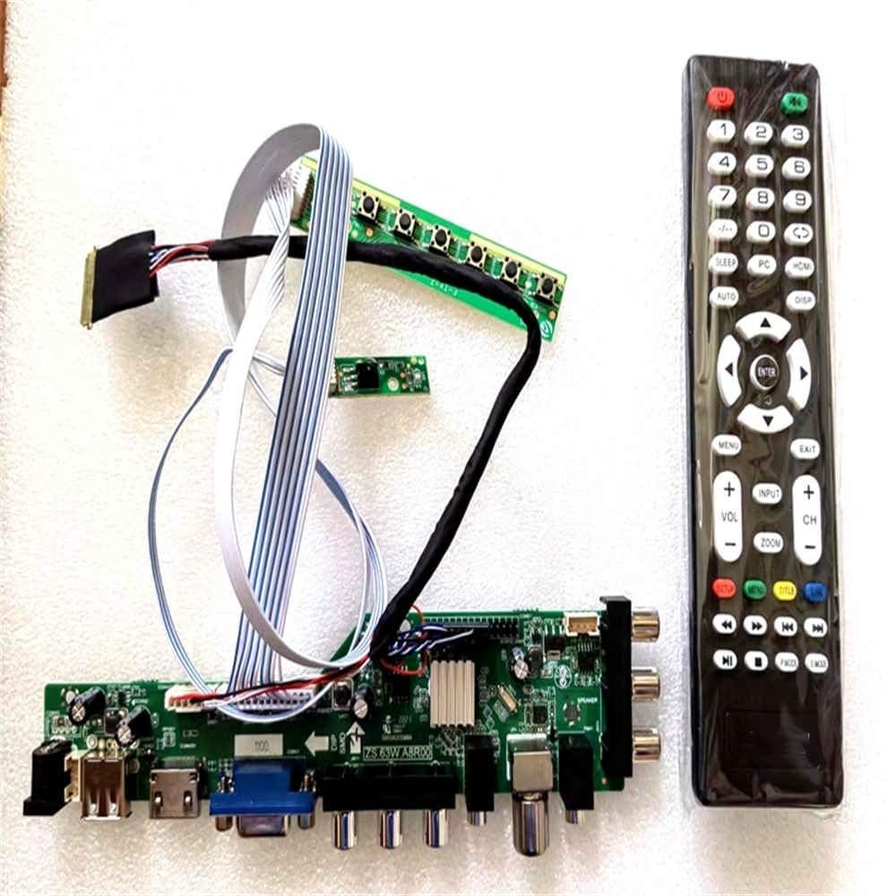 3663 Digital Signal DVB-C DVB-T2 DVB-T Kit for N173FGE-L21 N17306-L02 LCD TV Controller Driver Board LUA63A82