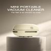 Mini Desktop Vacuum Cleaner, USB Charging Model, 600mAh, Dimensions 3.1 * 3.1 * 2.3IN, Specifically Designed for Cleaning Dust and Debris (White) view 2