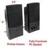 SCS Enterprises WF-460: WiFi Camera Hidden in PC Computer Speaker view 2