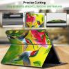 Case for 6.8 inch Kindle Paperwhite 11th Generation 2021/Kindle Paperwhite Signature Edition Lightweight Protective PU Leather Smart Stand Cover with Auto Wake Sleep - Two Hummingbirds Flowers view 4