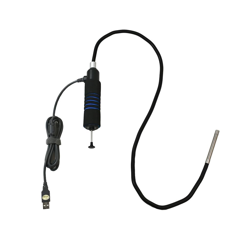 Vividia G-810U BlueEye Grabber Borescope & Retreival Tool with USB Camera, LED Lights, Detachable Magnet Ring, 8mm Diameter Semi-Rigid Probe (G-815U2i (1.5 Meter Long, U2i Bundle))