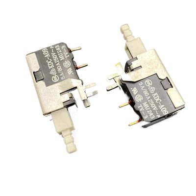 DWBPGVUN 5PC KDC-A09 TV-3 Self-Locking Power Switch MU243 Button with Lock 2 pin 5A Adjustable Power Amplifier Display Button