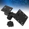 Qianjyvous 15. Inch Double Mount with Two AMPS Plates, Fish Finder Double Socket Arm, Heavy Duty Tablet Holder for Boats and Vehicles, Theft with Star Key for Outdoor Security view 4