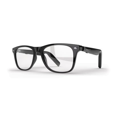 Harmonix SonaVue Smart Glasses, Bluetooth Audio Glasses with Open-Ear Sound, 2.0D Progressive Readers, Black