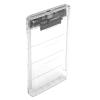 25. Inch USB 31. Type C to Hard Drive Enclosure, External Hard Disk for SSD , Transparent Shockproof ABS , Plug and Play Hot Swappable , Compatible view 2