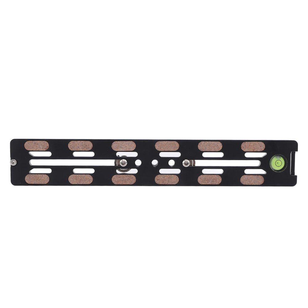 230MM Quick Release Plate Adapter Aluminum Alloy Camera Tripod Mount Base Plate with 1/4 and 3/8 Inch Screws - Durable Stabilizer Bracket for DSLR, Mirrorless, and Action Cam