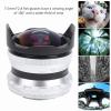 7.5mm F2.8 FX Mount Ultra Wide Angle 180 Fisheye Lens for - T4 / X - T3 / X - S10 Silver - Manual Focus, MC Coating, for Scenery and Architecture Photography (Silver) view 4