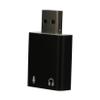CONGARTENO Channel USB External Sound Card Aluminum Audio Adapter with Headphone and Microphone Jack Plug and Play No Driver Required for Laptop Desktop view 1