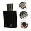 CONGARTENO Channel USB External Sound Card Aluminum Audio Adapter with Headphone and Microphone Jack Plug and Play No Driver Required for Laptop Desktop view 3