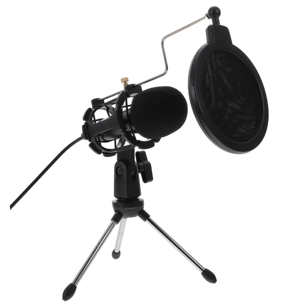 FELTECHELECTR Condenser Gaming Microphone Desktop Mic for Streaming Podcast Recording with Design Plug and Play for Online Chat and Video Conference