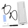 CAXUSD Nvme SSD Enclosure Aluminum Alloy Hard Drive Case USB-c Pcie Adapter Compatible with Ssds Portable External Storage for High-Speed Data Transfer view 1