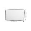 Mikinona Portable Polyester Projector Screen High-Definition Foldable Anti-Wrinkle Projection Screen for Home Theater Outdoor Use Trips view 2