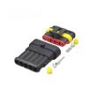 5pin 282107-1 282089-1 AMP DJ7051-1.5-11/21 Automotive Water Proof Connector HID Hernia Lamp Plug(5P-11-282107-1) view 2
