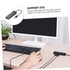 CAXUSD USB Hub High-Speed Splitter with Cable for Laptop USB Expansion Adapter Plug and Play Anti-Interference Stable Transmission Heat-Resistant Shell view 3