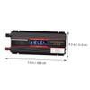 Anneome Car Power Inverter with LED Digital Display High-Efficiency to Dc to Ac Converter for Vehicle and Home Use Housing with Overload and Overvoltage Protection US Plug view 2