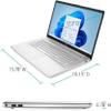 HP 17.3 Touchcreen Laptop | Intel 13th 10-Core i5-1334U | Backlit Keyboard and Fingerprint Reader | Iris Xe Graphic | 32GB RAM, 1TB SSD | Win 11 Home and Office 365 for The Web w/o Mouse view 2