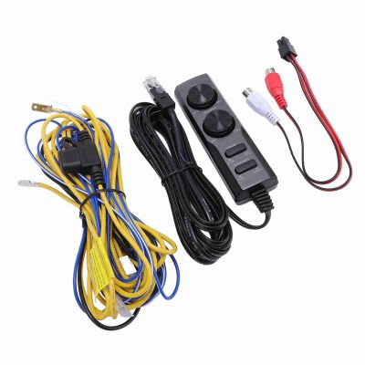PUSOKEI Wire Remote for Pioneer TS WX130DA Car Subwoofer, Phase and Frequency Control, Easy Gain Adjustment for Enhanced Bass Sound, with Audio Cable