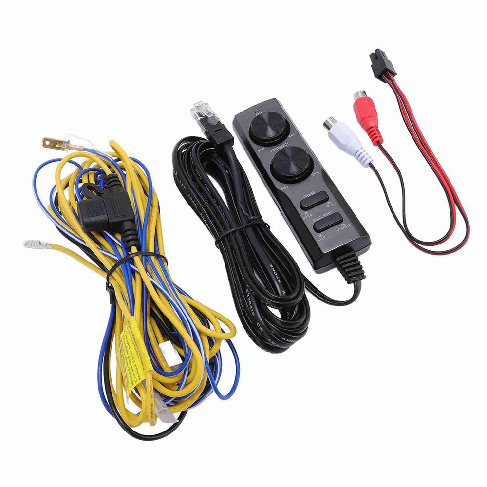 PUSOKEI Wire Remote for Pioneer TS WX130DA Car Subwoofer, Phase and Frequency Control, Easy Gain Adjustment for Enhanced Bass Sound, with Audio Cable