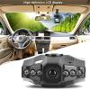 Dash Camera for Car (HD & Wide Angle), 360 Dash Cam with Infrared Night Vision, Vehicle Window Camera for Clear Video Surveillance with Suction Cup Bracket, 16g/32g Optional (32GB) view 3