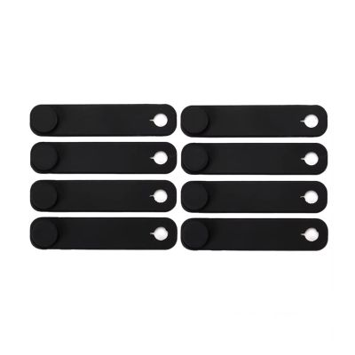 Cable Ties Rubber, Fit for MT07 MT09 MT03 MT10 MT125 Motorcycle Cable Organiser Wire Wire Fixing Straps (Black 8pieces)
