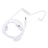 Security Headset with Flexible Tube and Comfortable Fit, 3.5mm Wired Earpiece with Mic for Event Staff (White) view 1