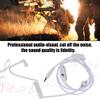 Security Headset with Flexible Tube and Comfortable Fit, 3.5mm Wired Earpiece with Mic for Event Staff (White) view 2