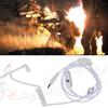 Security Headset with Flexible Tube and Comfortable Fit, 3.5mm Wired Earpiece with Mic for Event Staff (White) view 4