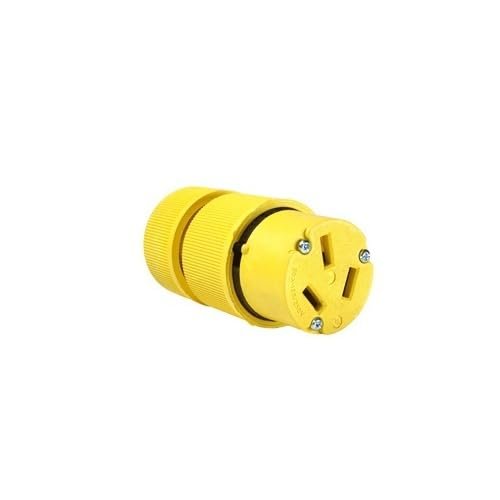 1053 Straight Blade GG Connector, 3-Wire, 3-Pole, 125/250V