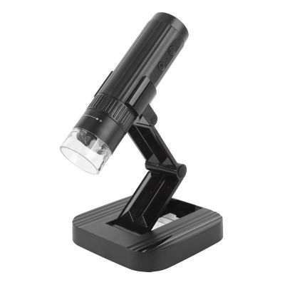 Asixxsix Digital Microscope, 1080P HD 8 LED Lights 50X to 1000X Magnification Wireless USB Digital Handheld Microscope with Adjustable Stand, for Phone Tablet
