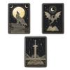 Kindle Insert Set of 3 for Clear Case Foil Fantasy Sword, Dragon & Wolf Cards for Kindle Paperwhite 11th Gen, 12th Gen, ColorSoft & Signature Edition (7.0 Inches) view 1