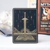 Kindle Insert Set of 3 for Clear Case Foil Fantasy Sword, Dragon & Wolf Cards for Kindle Paperwhite 11th Gen, 12th Gen, ColorSoft & Signature Edition (7.0 Inches) view 3