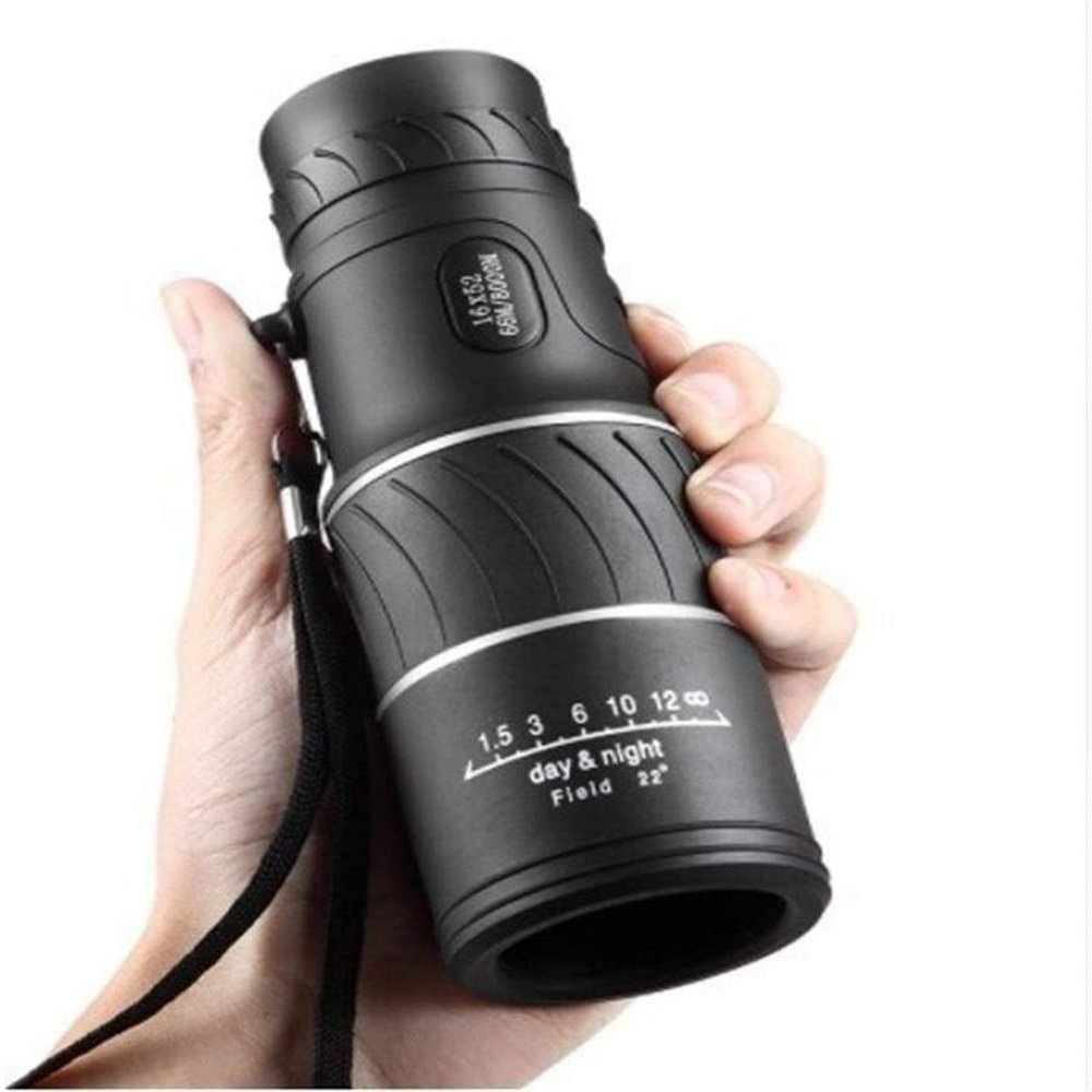 Binoculars for Adults, High Definition Pocket Monocular 16x52 Focus Optic Lens Handheld Day Travel Telescope Binoculars Binoculars