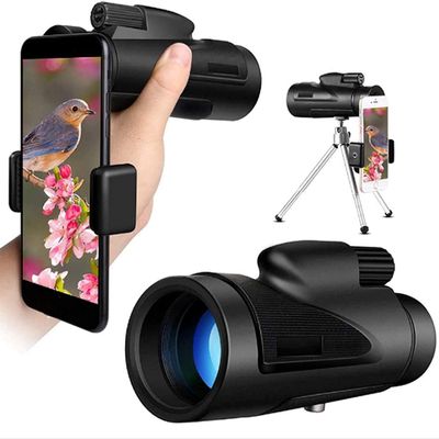 Binoculars for Adults, Telescope 12x50 High Power Low Light Waterproof Monocular for Mobile Phone Bird Watching Hiking Camping Sightseeing for Adult Bird Watching Outdoor Binoculars