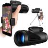 Binoculars for Adults, Telescope 12x50 High Power Low Light Waterproof Monocular for Mobile Phone Bird Watching Hiking Camping Sightseeing for Adult Bird Watching Outdoor Binoculars view 1