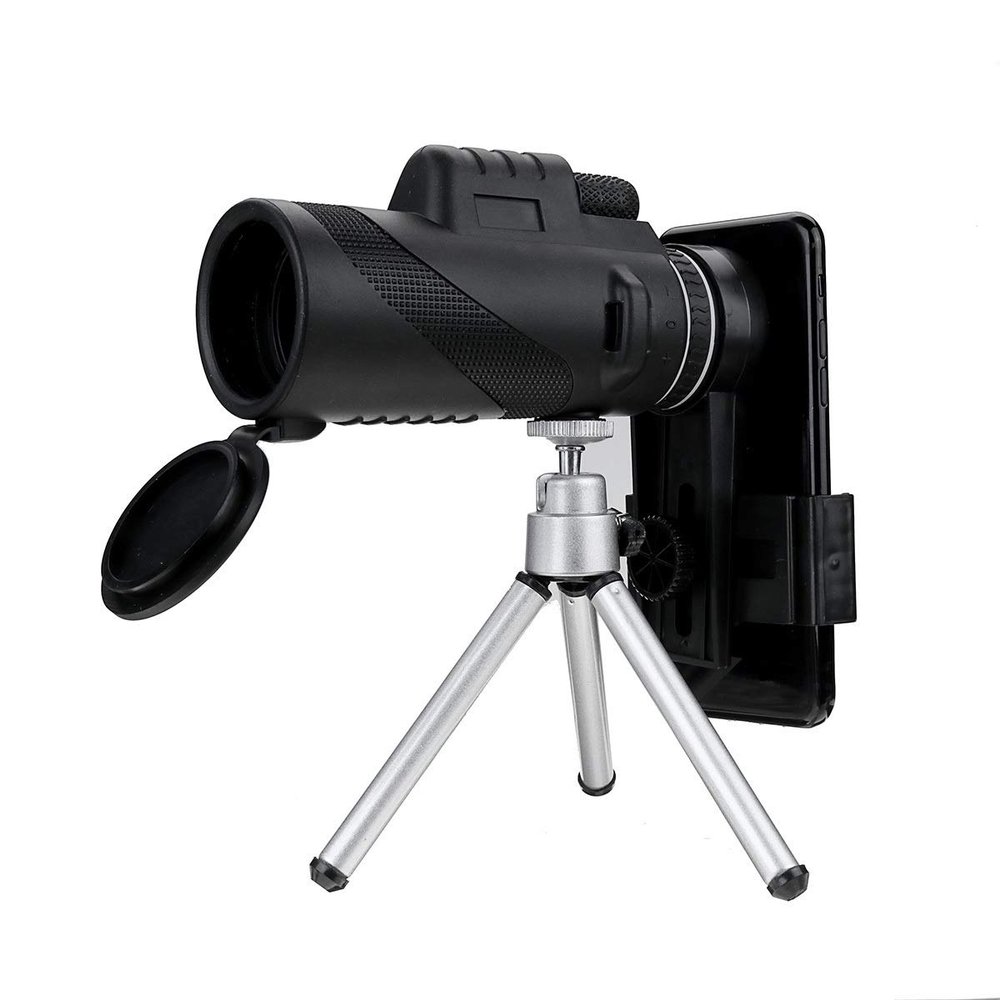 Binoculars for Adults, 40X60 Zoom Lens Mini Monocular Telescope with Tripod Phone Clip Handheld Binoculars for Outdoor Camping Binoculars