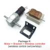 5840-31zy DC 12Volt Gear Electronic Starter Double Shaft Long 33MM Reverse Gearbox All Metal 12-470RPM Package K 12V 16rpm view 4