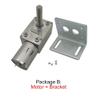 DC Worm Electronic Starter Geared Reducer JGY-370-M8 6-24V 6-150RPM Self-Lock Turbine M8 33mm Package B 12V 150pm view 3