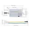 10 Teeth RS550 DC Electronic Starter RS550 DC Electronic Starter Fine Teeth 12V Electronic Starter 18000RPM view 2