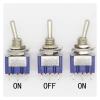 BHUPWZE 10Pcs ON-Off-ON 3 Pin Position Latching Toggle Switch AC 125V/6A 250V/3A view 3